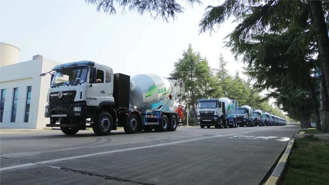 馭風而行，中集車輛15臺新能源攪拌車駛入湖北，繪就荊楚生態長卷